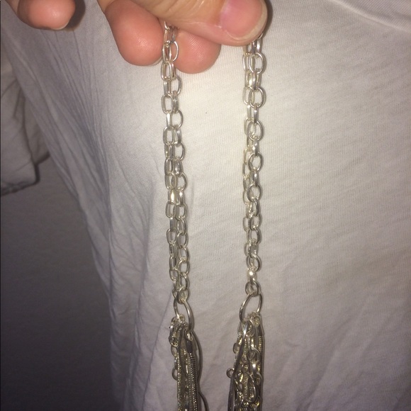 Topshop multi silver chain necklace - Picture 6 of 6