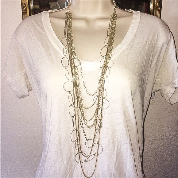 Topshop multi silver chain necklace - Picture 2 of 6