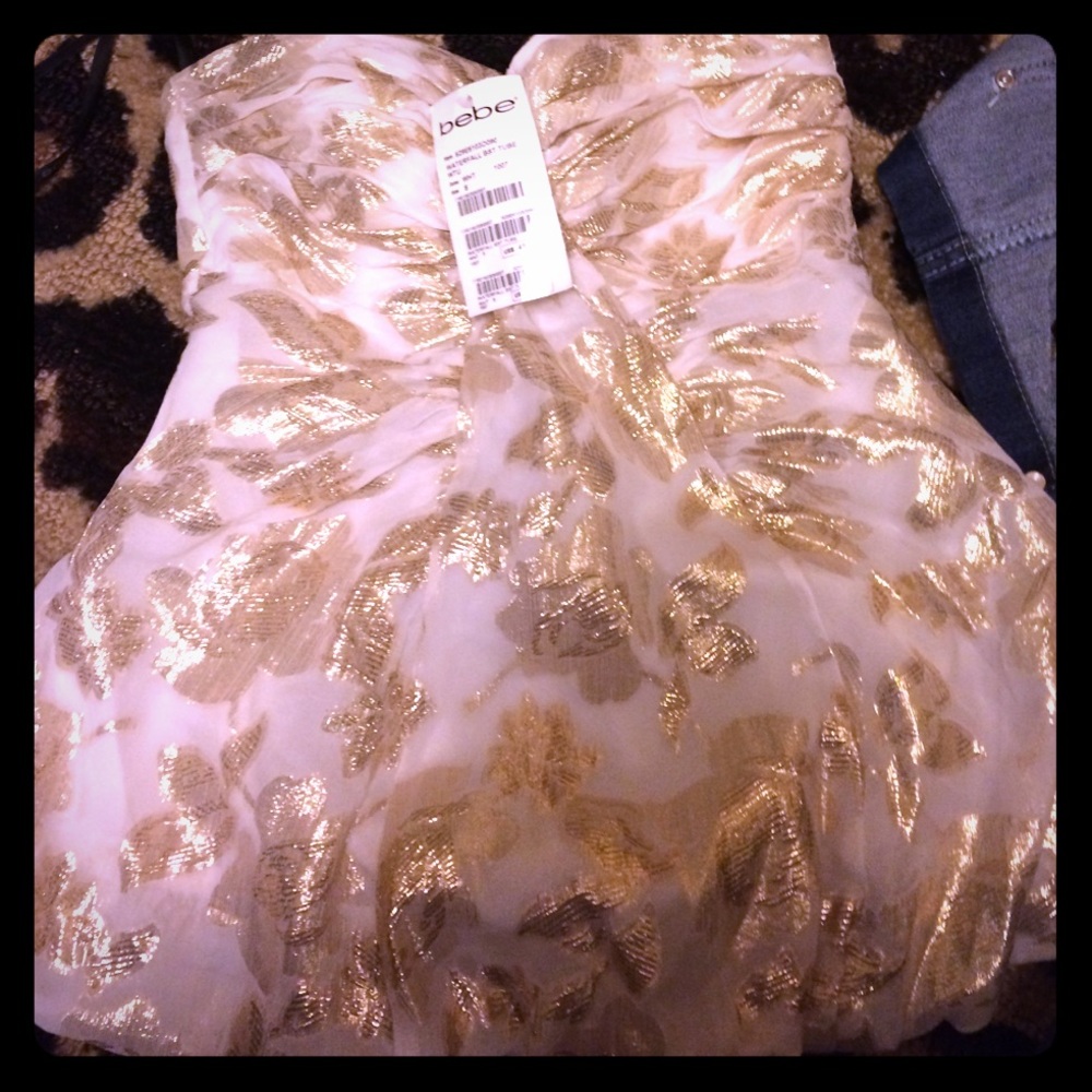 Bebe strapless top