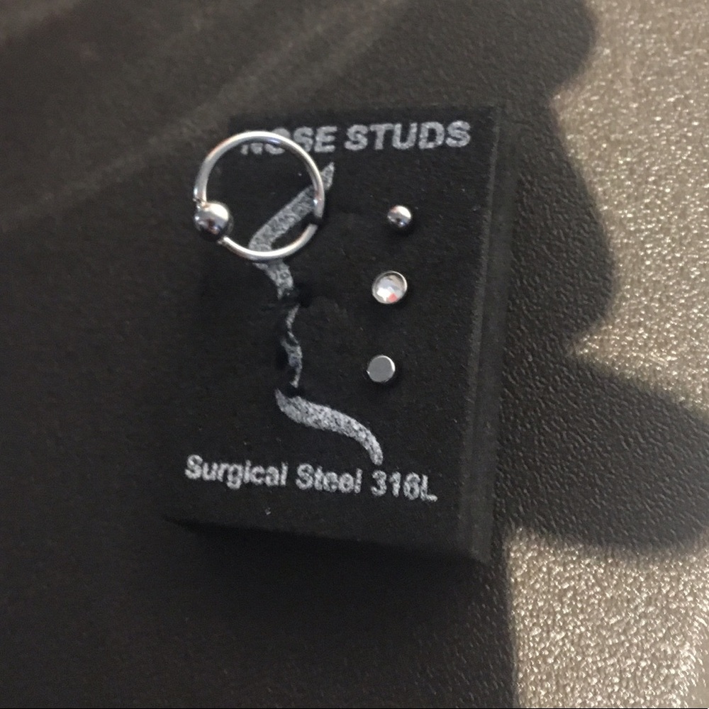 New Nose studs & hoop