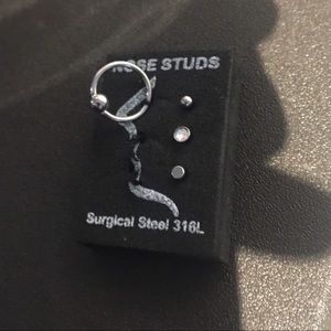 New Nose studs & hoop