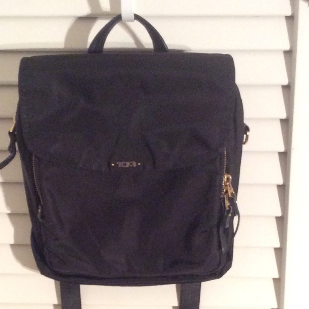☕️☕️ Men's TUMI black nylon man bag.