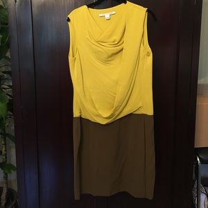 DVF Diane von Furstenberg Leala Combo Dress 6 M