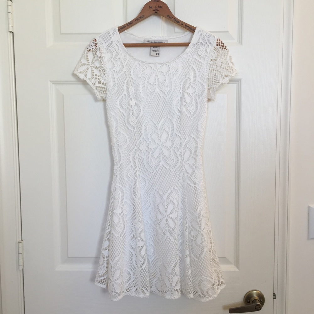 American Rag White Lace Dress