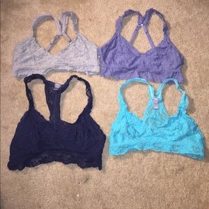 4 aerie bralettes
