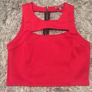 Red Crop Top