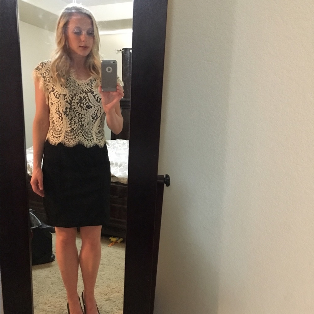 ModCloth Lace-top Dress - Picture 2 of 2