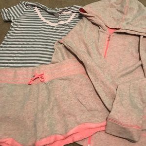 Juicy Couture 3 piece short suit