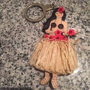 RARE KATE SPADE HULA KEYCHAIN
