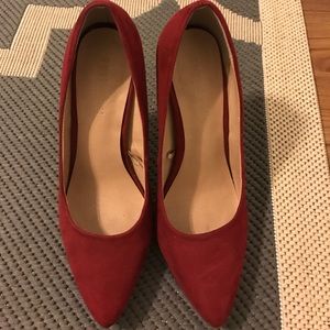 Crimson red heels