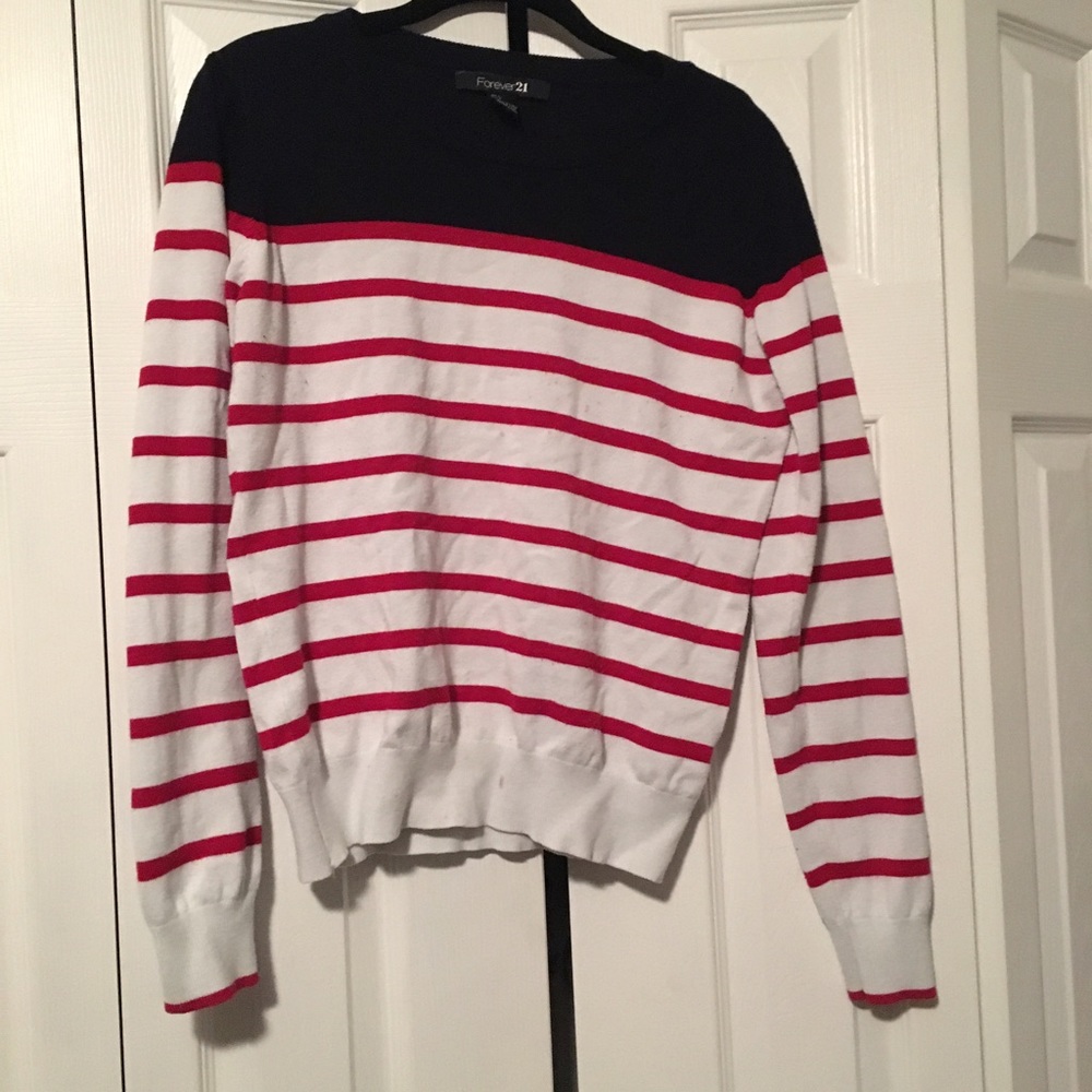 Striped FOREVER21 sweater