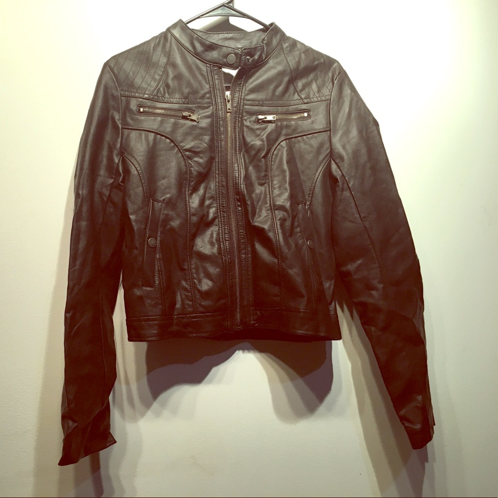 Brown Moto jacket