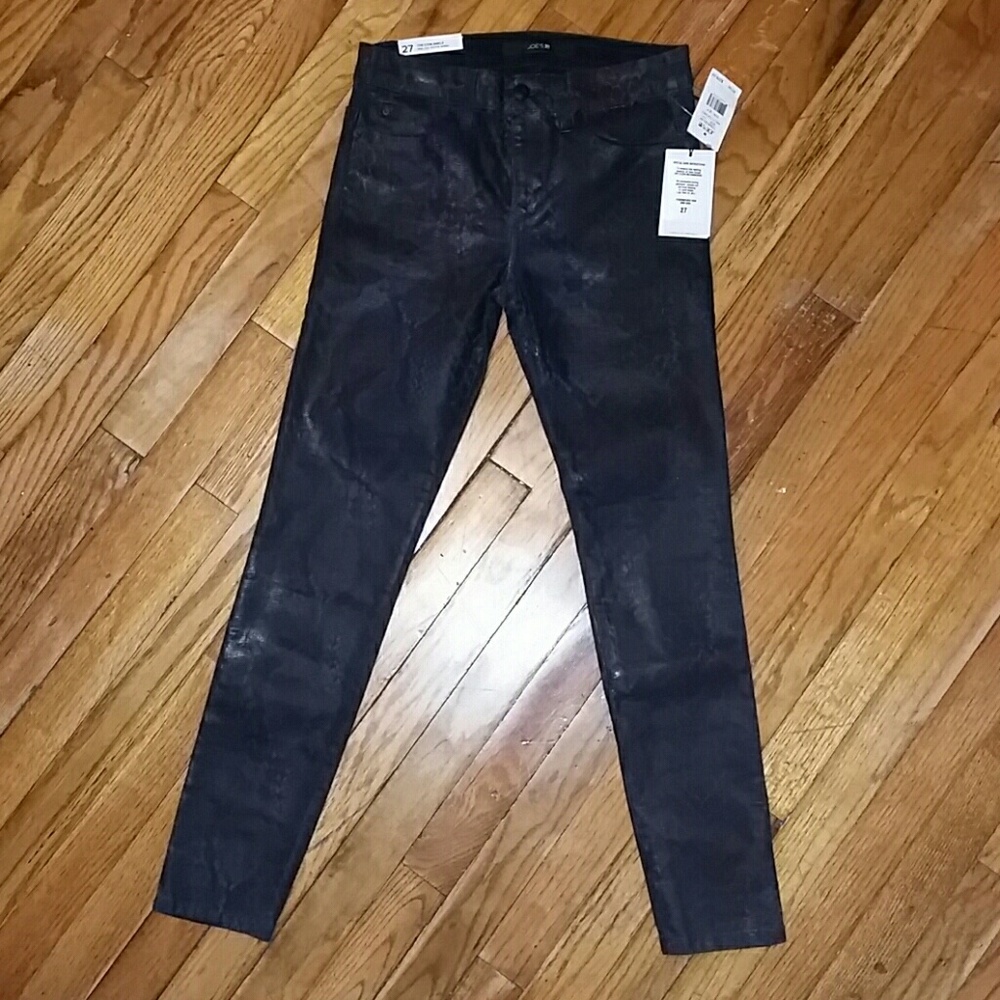 Joe's Jeans Mid Rise skinny Ankle snake embossed