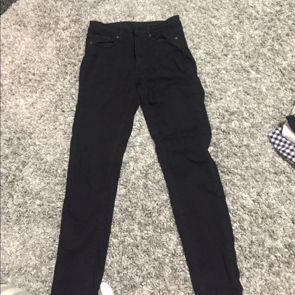 Paige black legging jeans size 27