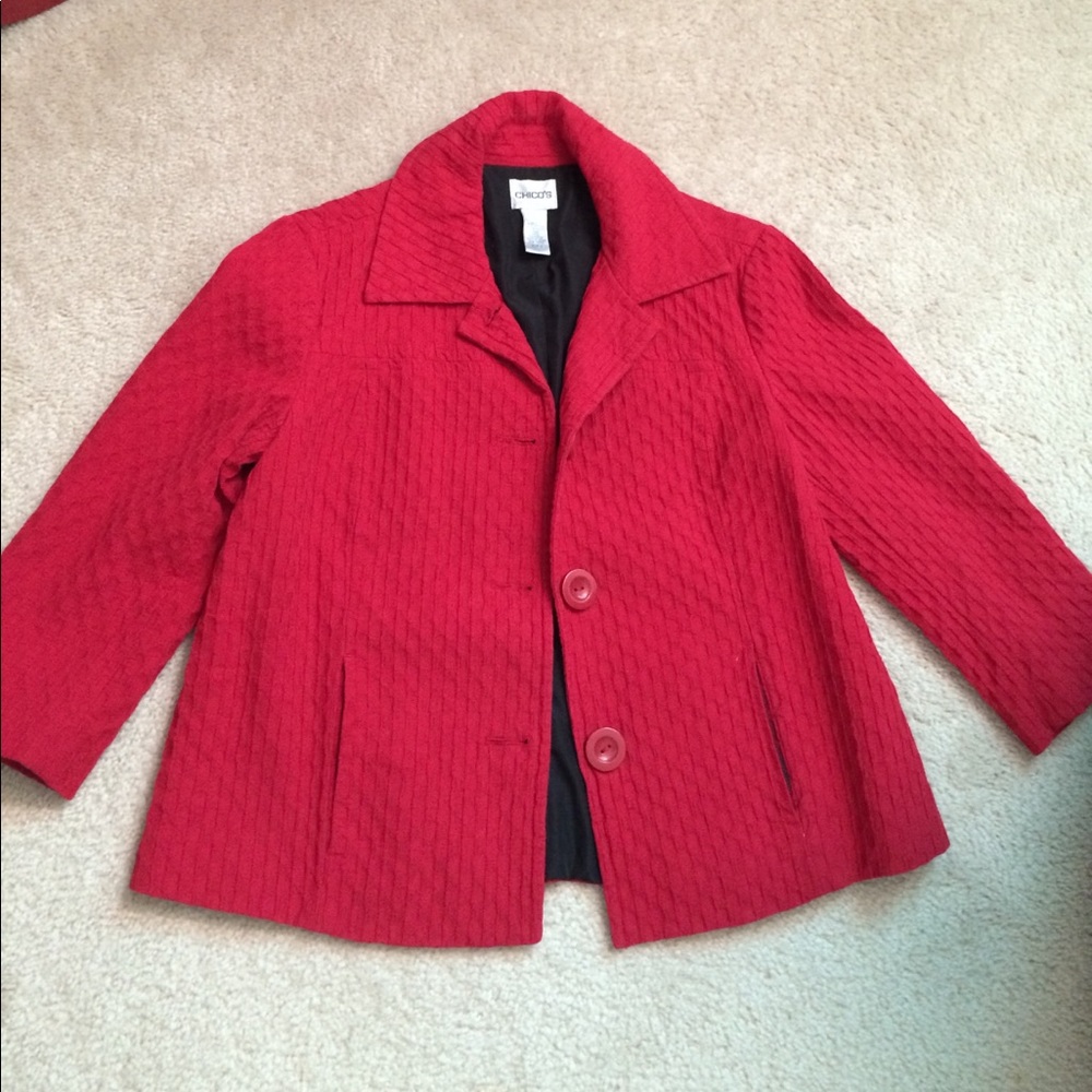 Chicos 3/4 sleeve jacket