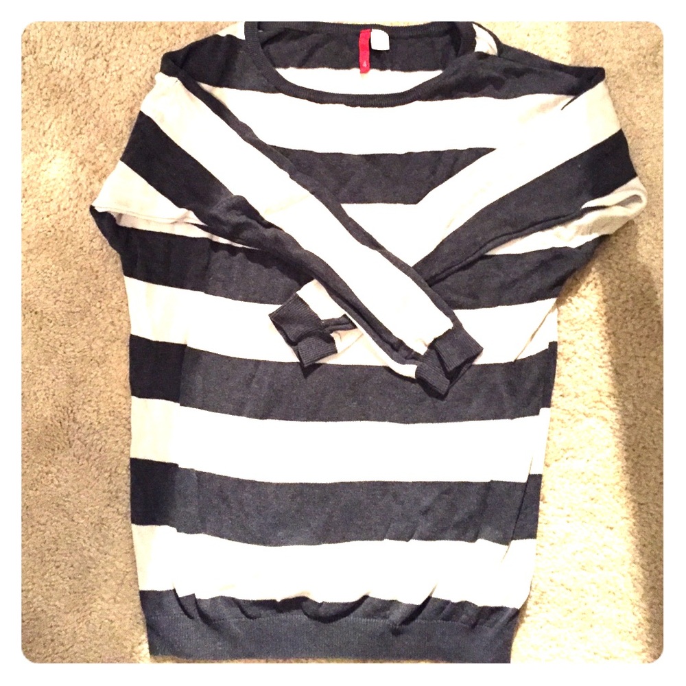 H&M horizontal striped sweater