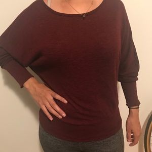 Forever 21 burgundy pullover
