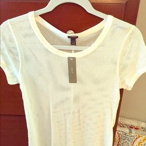 J.Crew mesh tee