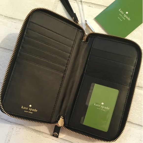 New! Kate Spade Double Zipper Wallet With Wristlet - Picture 2 of 4