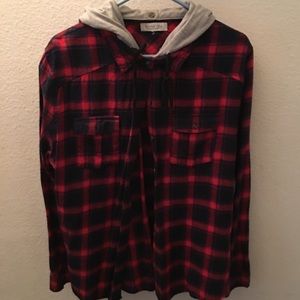 Plaid Flannel Hoodie