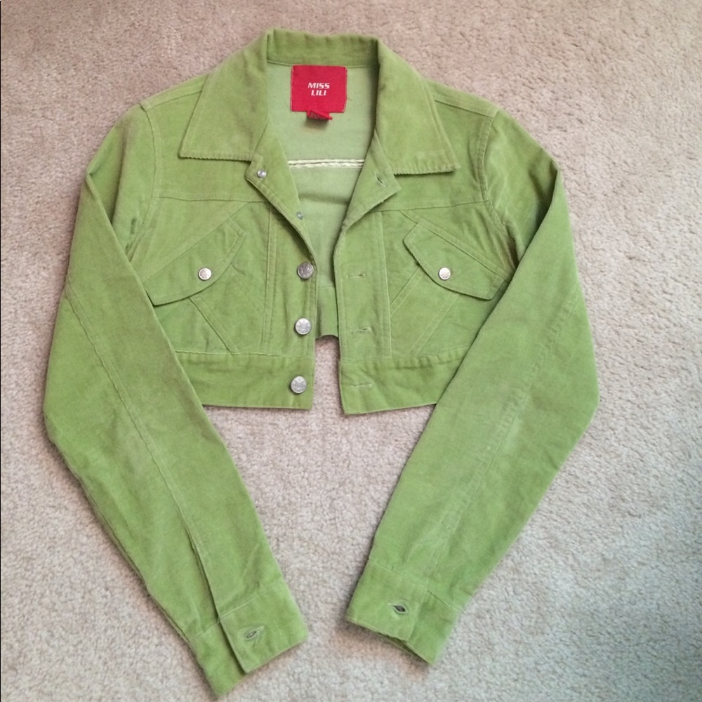 Light green corduroy jacket