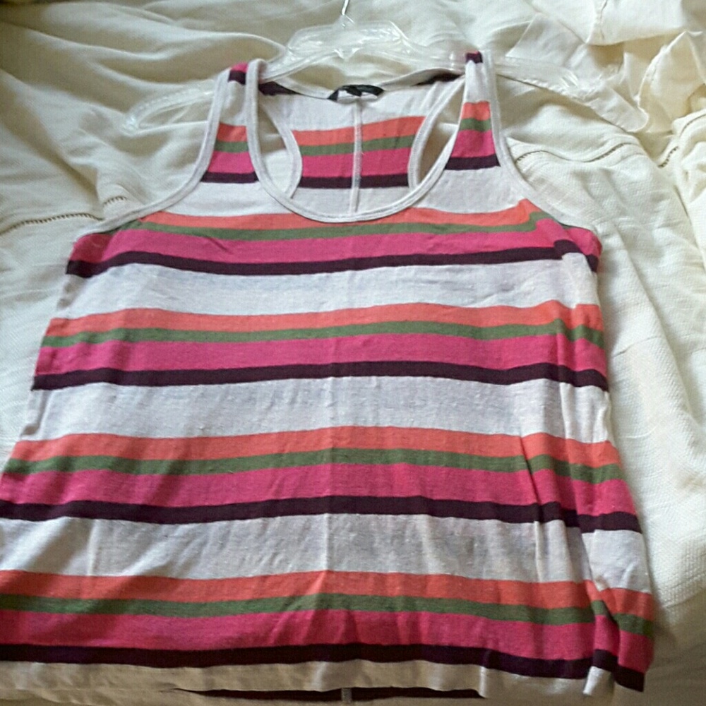 Very cute multicolored striped tank