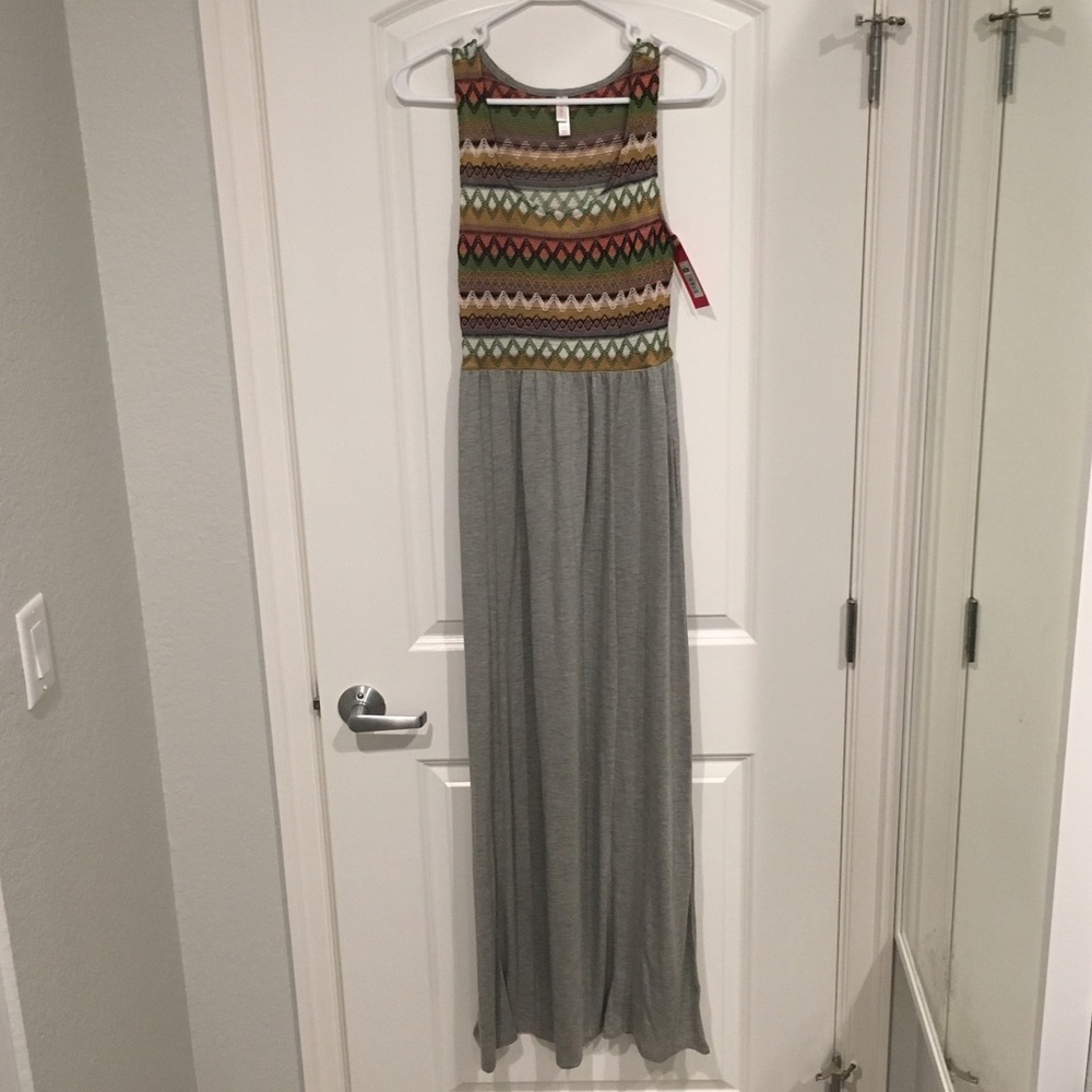 Boho embroidered top maxi with pockets!