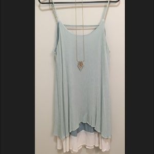 Pale Mint Flowy Dress