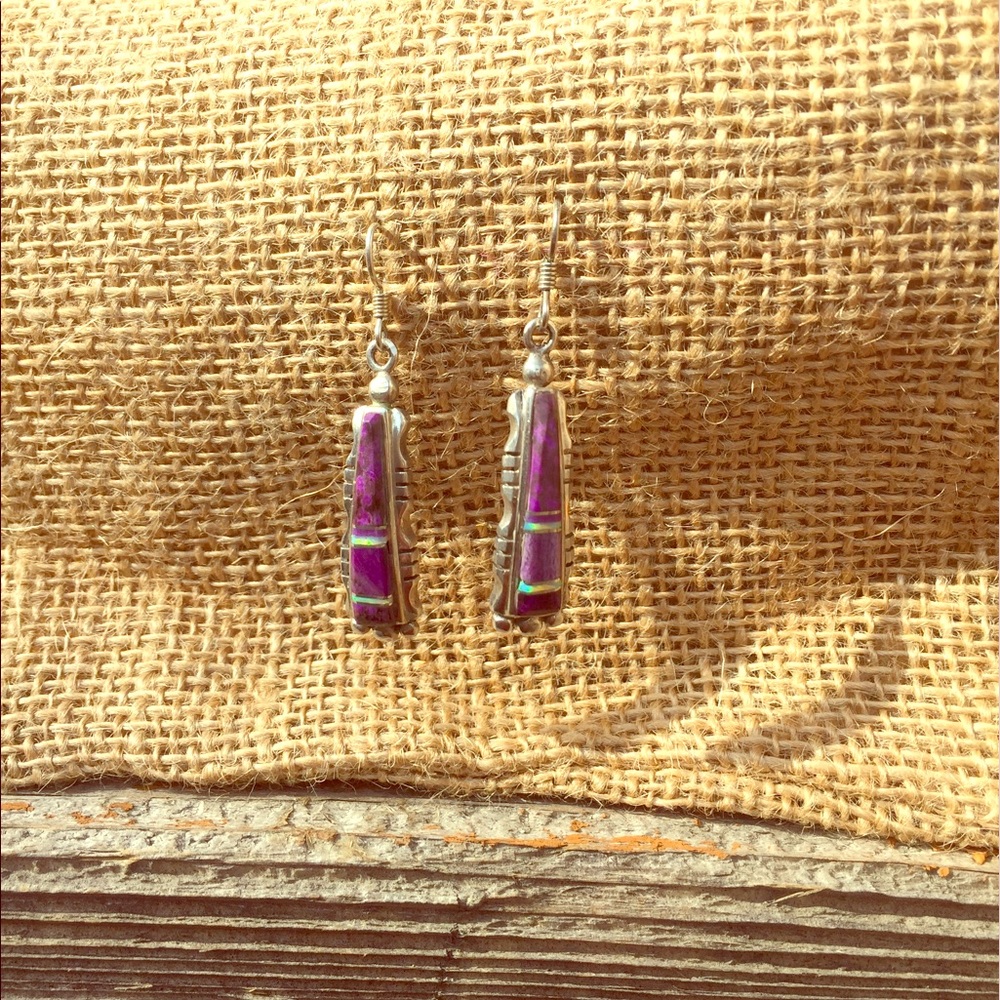 Tribal gemstone earrings