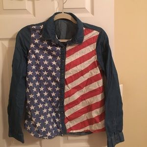 American flag shirt