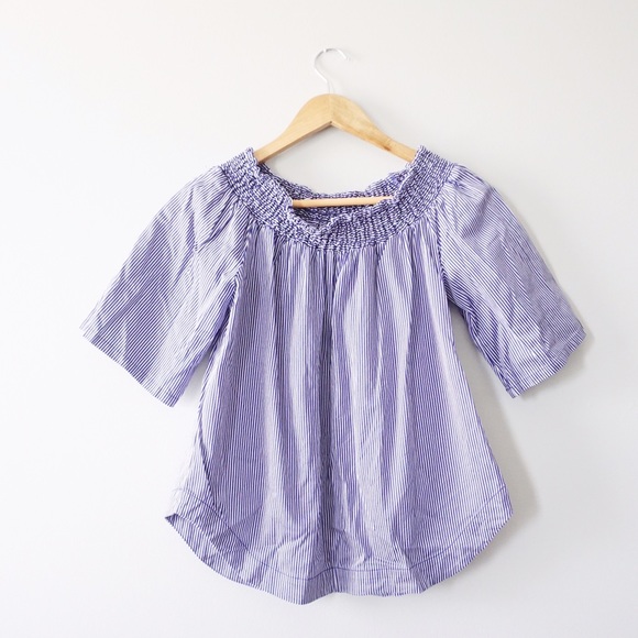 New York & Company Tops - Striped Off Shoulder Top