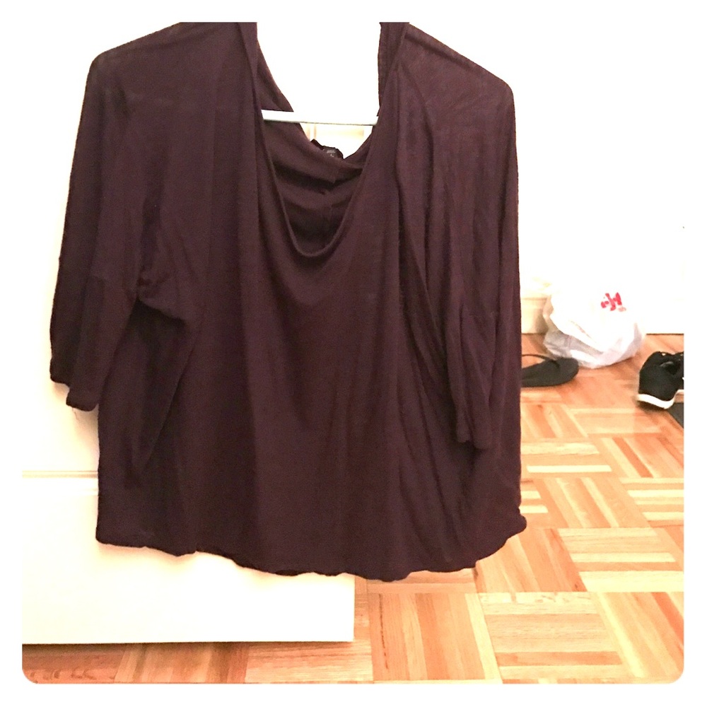 Express three quarter sleeve shirt