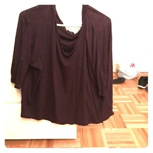 Express three quarter sleeve shirt