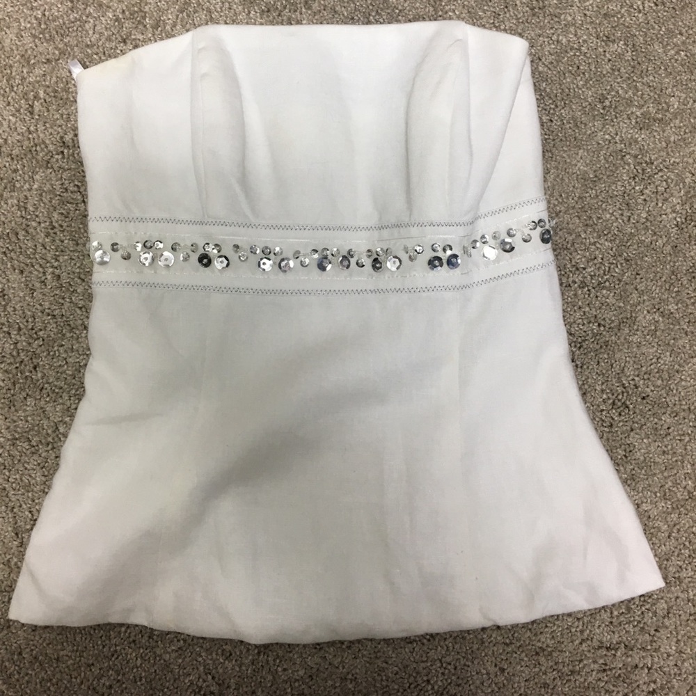 White House | Black Market strapless top