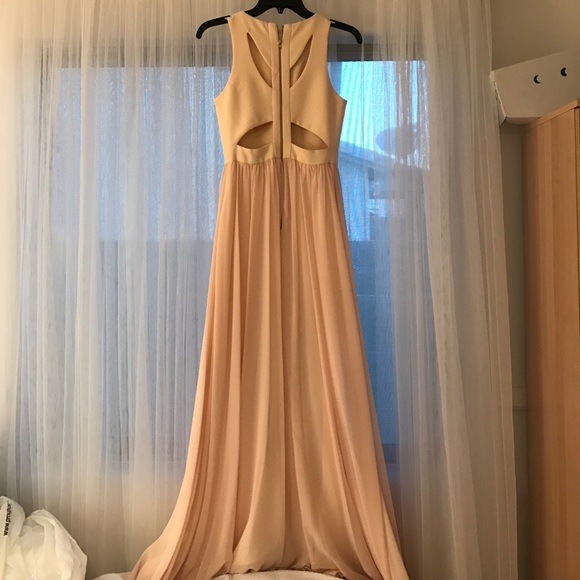 Pink and White Prom Dress - Picture 2 of 3