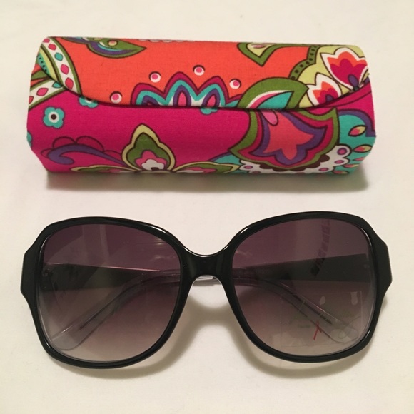 Vera Bradley Accessories - Vera Bradley Pink Swirls Sunglasses with Case