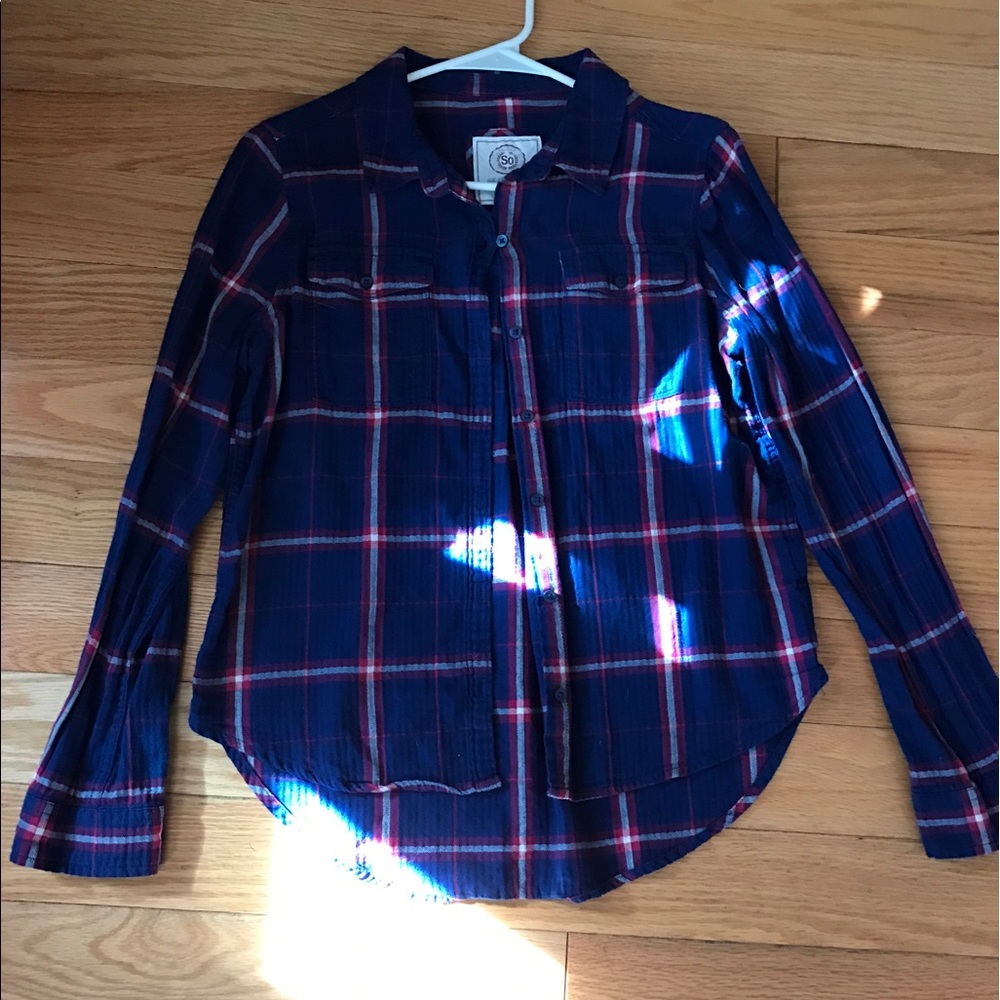Blue flannel