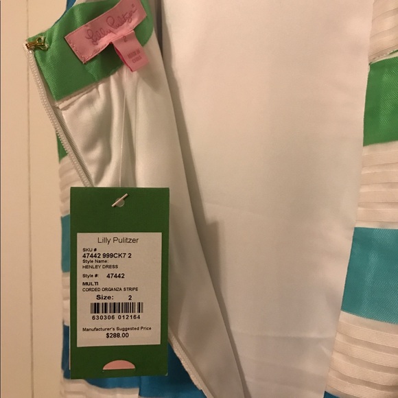 Lilly Pulitzer Henley Dress Size 2 - Picture 3 of 5