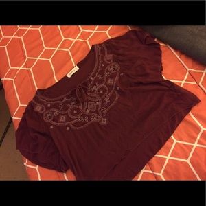 Abercrombie crop top blouse