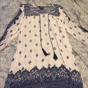 Angie Printed swim cover up