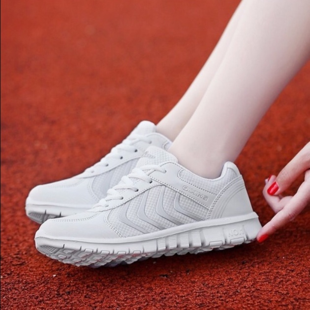 White lady's sneakers