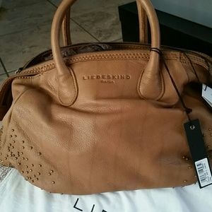 Liebeskind Berlin Vintage Leather Satchel NWT