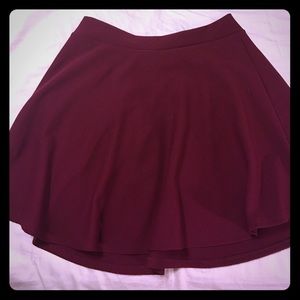 Charolette Russe Burgundy Skater Skirt