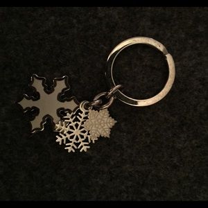 Coach Snowflake Keychain