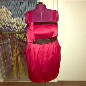 Torrid red sateen dress size 18 Torrid red sateen dress size 18
