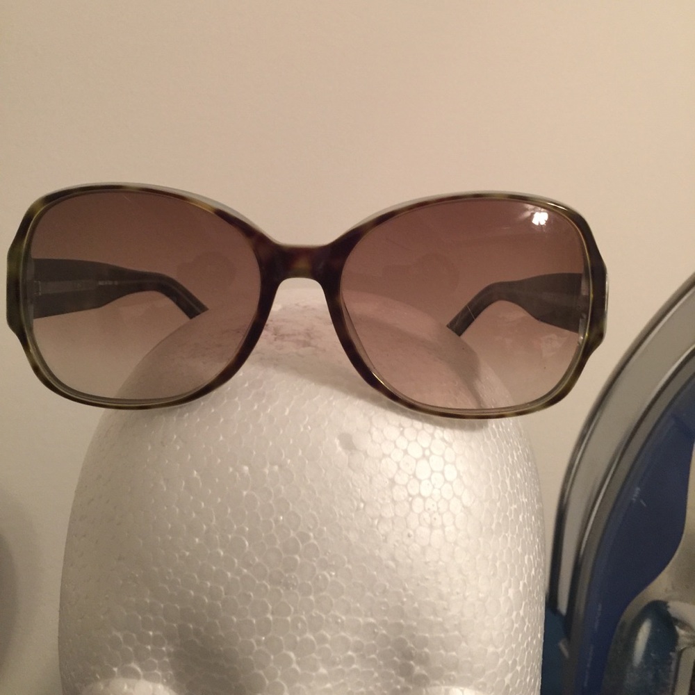 Kate Spade aqua and brown sunglasses