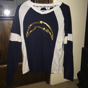 PINK Chargers shirt