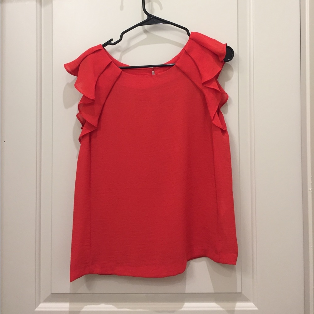 Zara ruffle blouse
