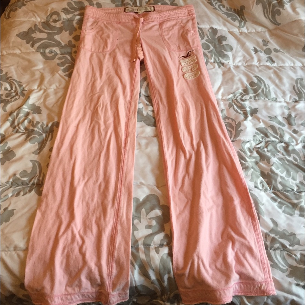 Pink Hollister sweatpants