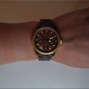 Authentic Michael Kors Turtle Watch & Extra Links